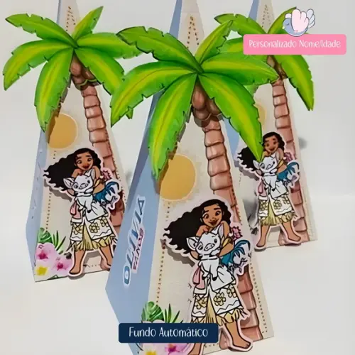 Personalizados - Caixinhas - Moana - 50 Itens