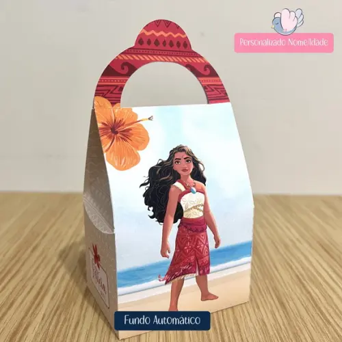 Personalizados - Caixinhas - Moana - 50 Itens