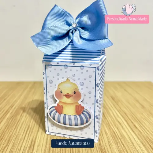 Personalizados - Caixinhas - Patinhos Aquarela - 30 Itens