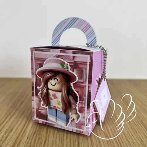Personalizados - Caixinhas - Roblox Menina - 10 Itens