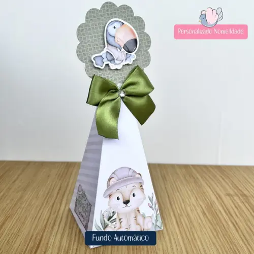 Personalizados - Caixinhas - Safari Menino - 15 Itens