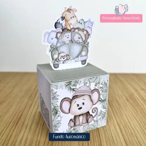 Personalizados - Caixinhas - Safari Menino - 15 Itens