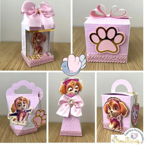 Personalizados - Caixinhas - Skye - 10 Itens