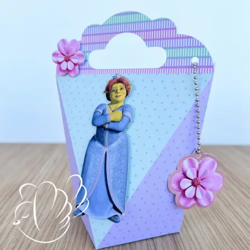 Personalizados - Caixinhas - Shrek Menina - 10 Itens