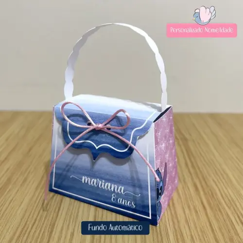 Personalizados - Caixinhas - Stitch Azul - 20 Itens