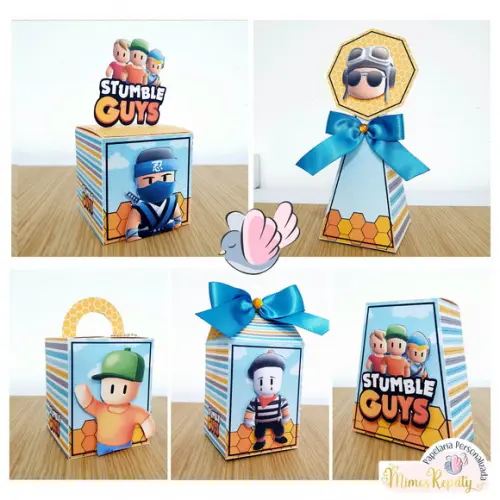 Personalizados - Caixinhas - Stumble Guys - 10 Itens
