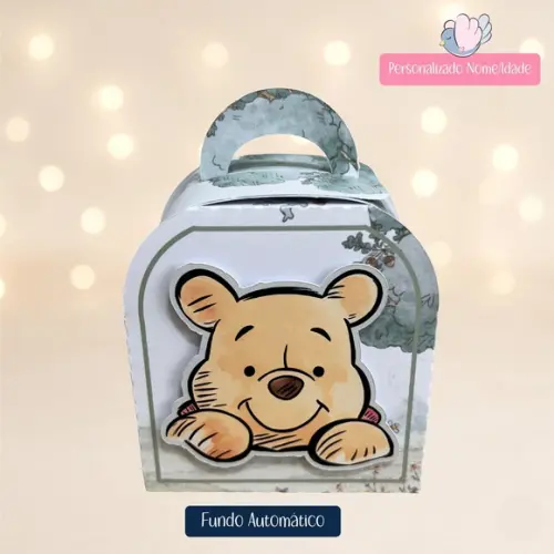 Personalizados - Caixinhas - Ursinho Pooh Vintage- 30 Itens