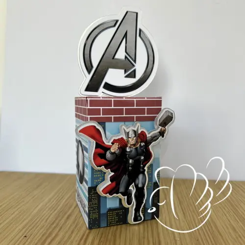 Personalizados - Caixinhas - Vingadores - 10 Itens