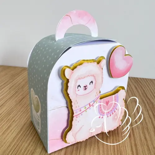Personalizados - Caixinhas -lhama - 10 Itens