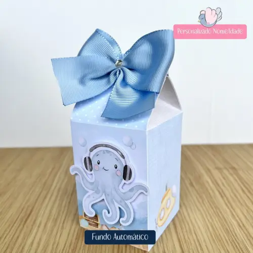 Personalizados - Caixinhas- Fundo do Mar - 15 Itens