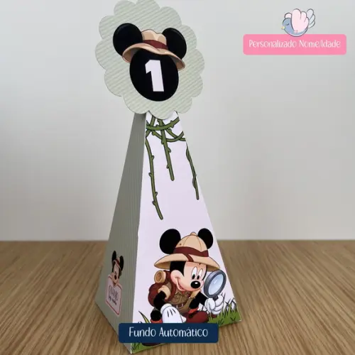 Personalizados - Caixinhas- Mickey Safari - 25 Itens