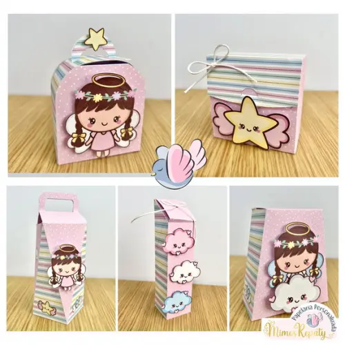 Personalizados -caixinhas-chuva de Bençãos Menina - 10 Itens
