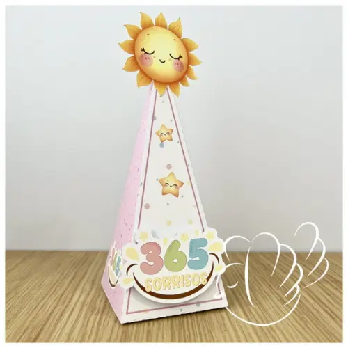 Personalizados-caixinhas - 365 Sorrisos Menina - 10 Itens