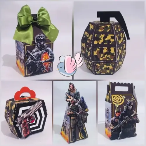Personalizados-caixinhas - Call Of Duty - 10 Itens