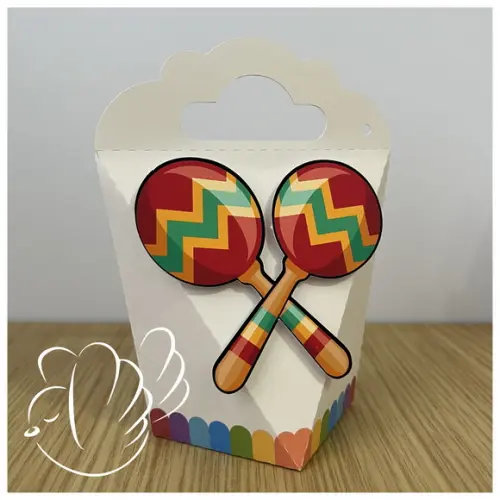 Personalizados-caixinhas - Instrumentos Musicais - 10 Itens