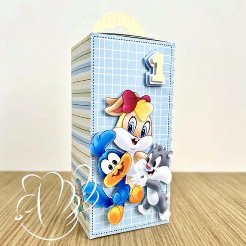 Personalizados-caixinhas - Looney Tunes Baby - 10 Itens