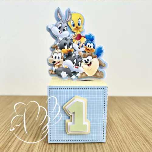 Personalizados-caixinhas - Looney Tunes Baby - 10 Itens
