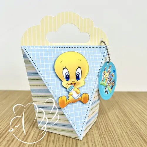 Personalizados-caixinhas - Looney Tunes Baby - 10 Itens