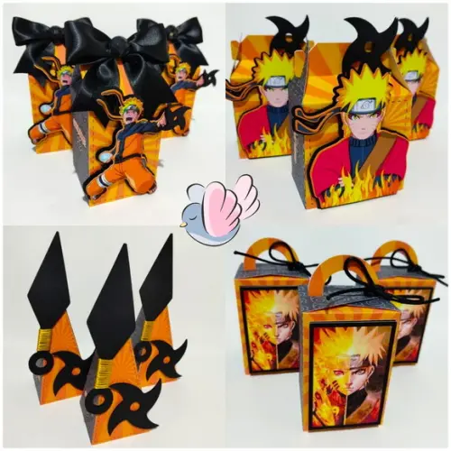 Personalizados-caixinhas - Naruto - 10 Itens