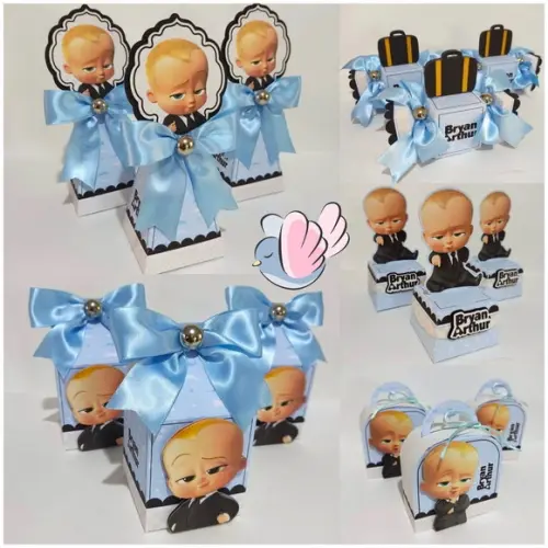Personalizados-caixinhas - Poderoso Chefinho - 10 Itens