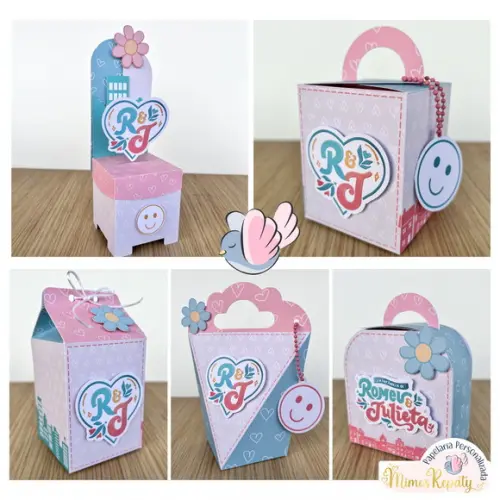 Personalizados-caixinhas - Romeu e Julieta - 10 Itens