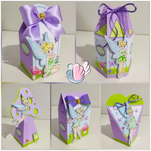 Personalizados-caixinhas - Sininho- 10 Itens