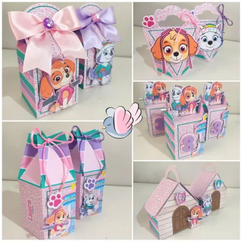 Personalizados-caixinhas - Skye e Everest - 10 Itens