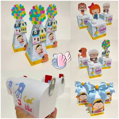 Personalizados-caixinhas - Up Altas Aventuras - 10 Itens