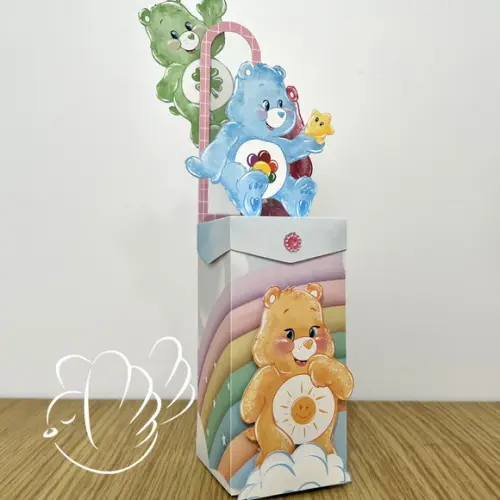 Personalizados-caixinhas - Ursinhos Carinhosos - 10 Itens