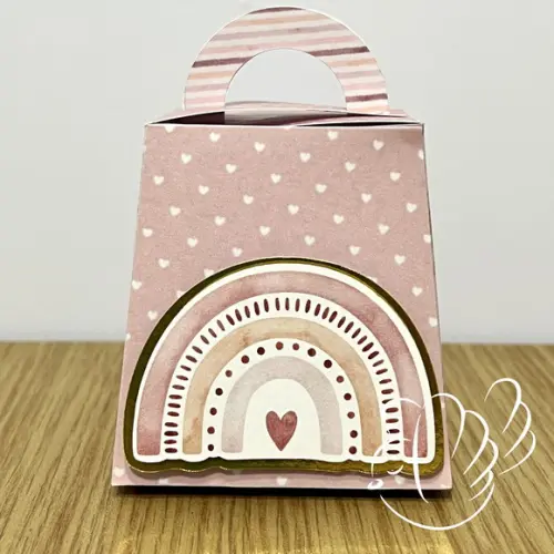 Personalizados-caixinhas- Arco Iris Boho - 10 Itens