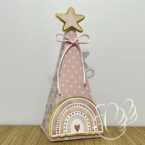 Personalizados-caixinhas- Arco Iris Boho - 10 Itens