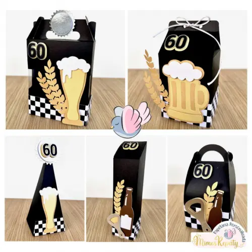 Personalizados-caixinhas- Boteco Luxo - 10 Itens