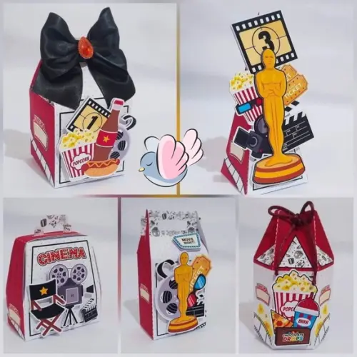 Personalizados-caixinhas- Cinema - 10 Itens