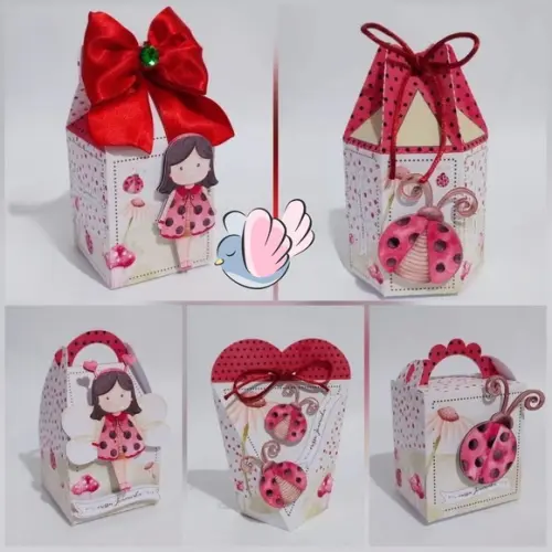 Personalizados-caixinhas- Joaninha - 10 Itens