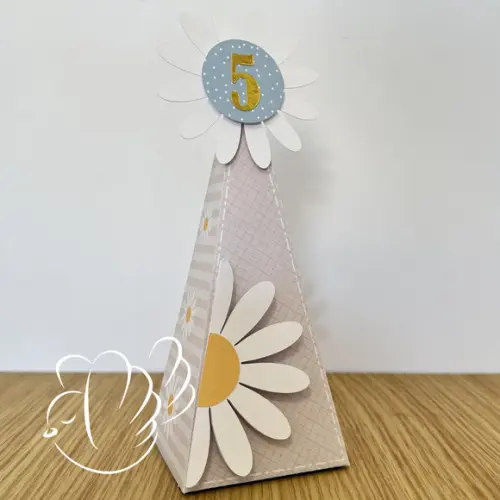 Personalizados-caixinhas- Margarida Azul - 10 Itens