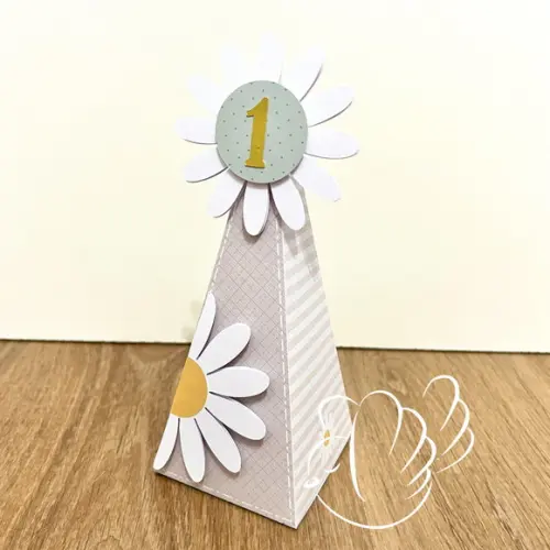 Personalizados-caixinhas- Margarida Verde - 10 Itens
