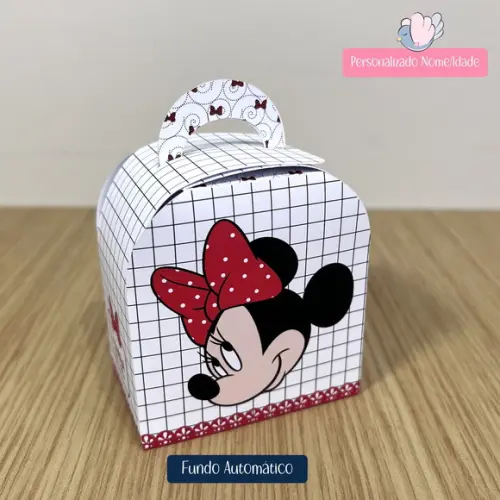 Personalizados-caixinhas- Minnie Vermelha - 25 Itens