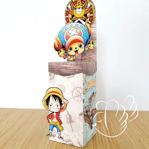 Personalizados-caixinhas- One Piece Super Luxo - 10 Itens