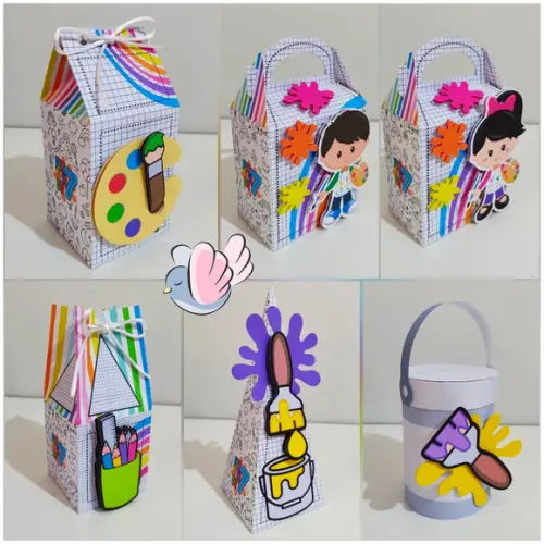 Personalizados-caixinhas- Pintando o Sete - 10 Itens