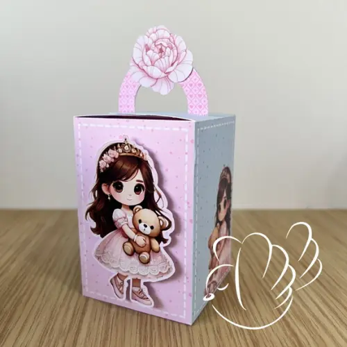 Personalizados-caixinhas- Princesa - 10 Itens