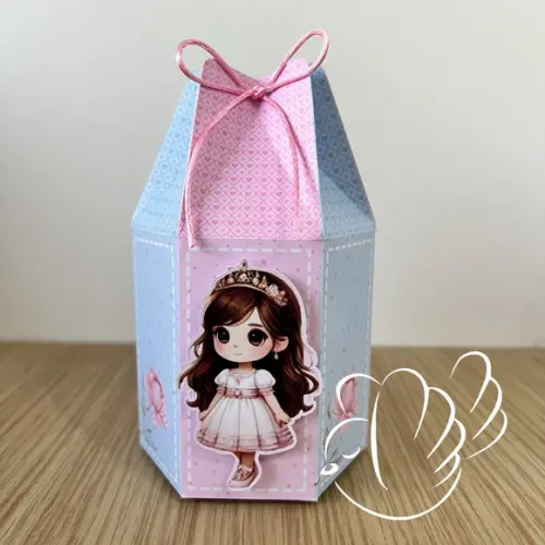 Personalizados-caixinhas- Princesa - 10 Itens
