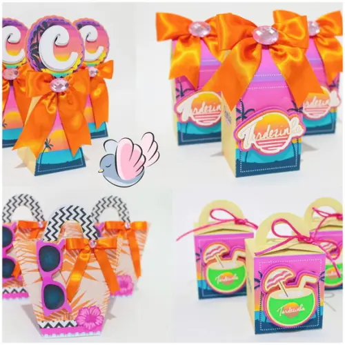 Personalizados-caixinhas- Tardezinha - 10 Itens