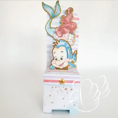 Personalizados-caixinhas-ariel Aquarela -10 Itens