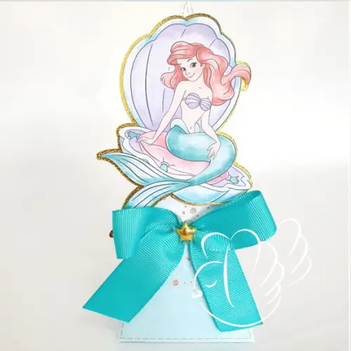 Personalizados-caixinhas-ariel Aquarela -10 Itens