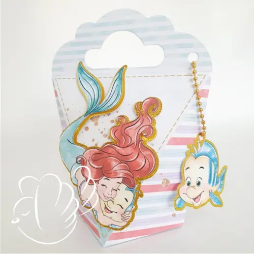 Personalizados-caixinhas-ariel Aquarela -10 Itens