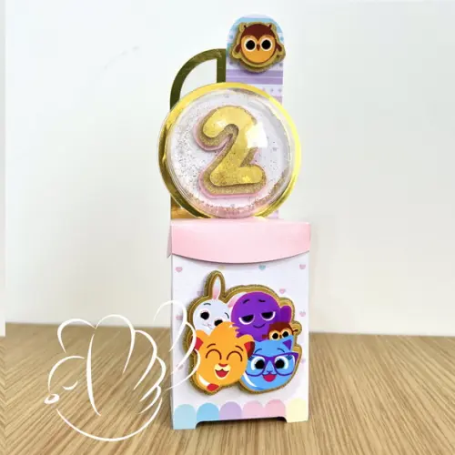 Personalizados-caixinhas-bolofofos - Super Luxo - 10 Itens