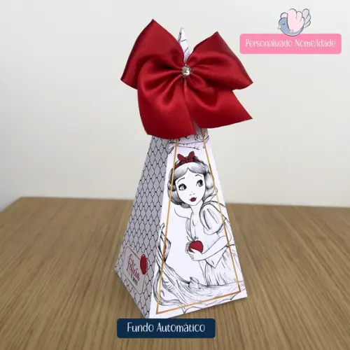 Personalizados-caixinhas-branca de Neve Minimalista-25 Itens