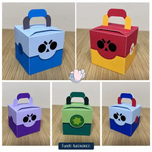 Personalizados-caixinhas-brawl Stars - 15 Itens