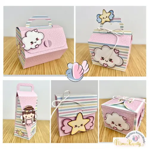 Personalizados-caixinhas-chuva de Bençãos -10 Itens