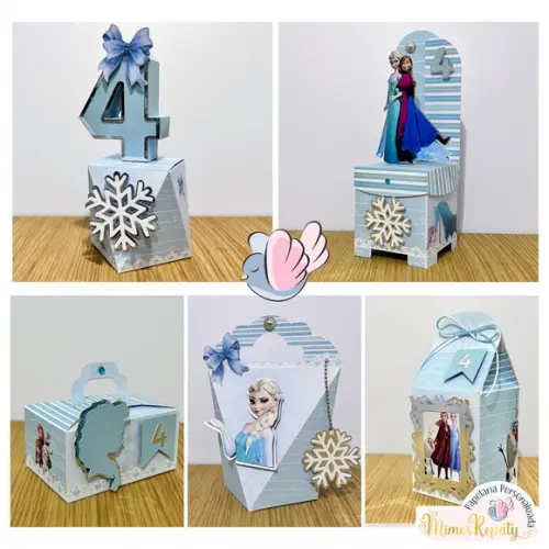 Personalizados-caixinhas-frozen -10 Itens